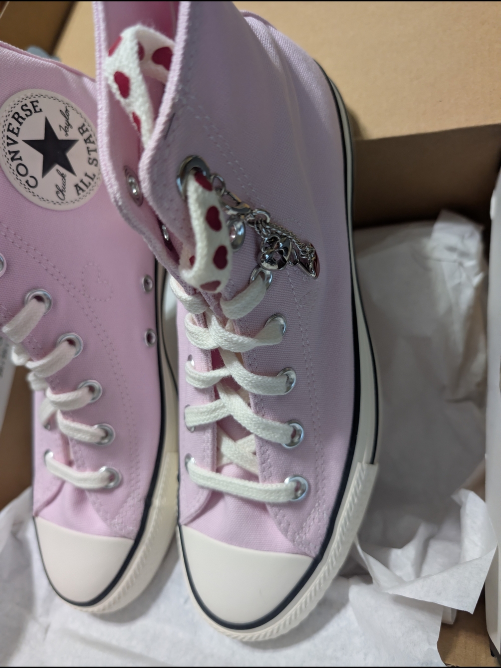 Converse Women’s Pink High Top Canvas Sneakers